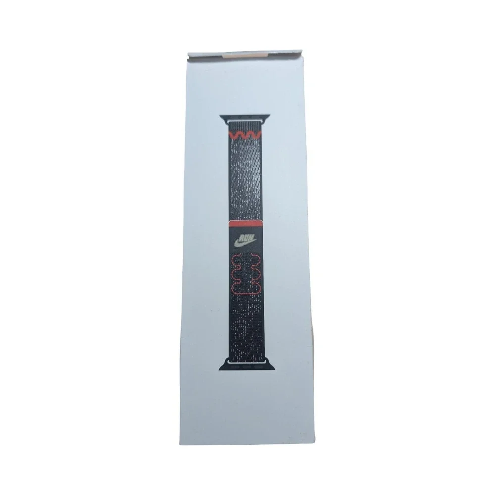 10-N Apple Watch 46mm Midnight Black Nike Sport Loop